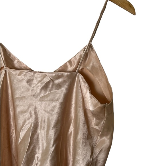 Sabrina | Vintage silky satin spaghetti strap tank top size large - Picture 8 of 10